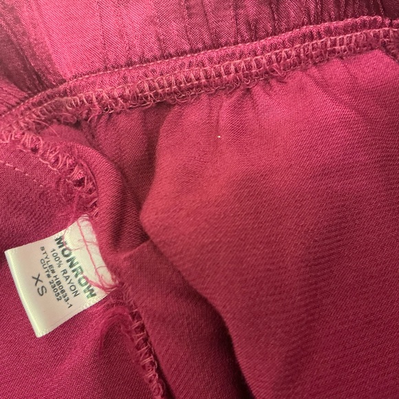 Monrow Fuchsia Casual Pants size XS - Picture 6 of 7